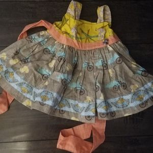 Matilda Jane PLATINUM knot dress 18 m